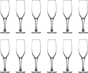 Pasabahce - MODA 5.75 Oz Champagne Flute Glass, Pack of 12 - PG440166