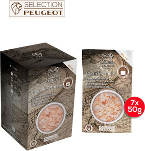 Peugeot - 7 x 50g Sachets of Bolivian Pink Rock Salt - 42738