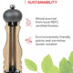 Peugeot - 8" Daman U'Select Pepper Mill - 25441