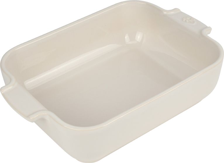 Peugeot - Appolia Ceramic 10" Rectangular Ecru Baking Dish (25cm) - 60084