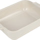 Peugeot - Appolia Ceramic 10" Rectangular Ecru Baking Dish (25cm) - 60084