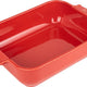 Peugeot - Appolia Ceramic 10" Rectangular Red Baking Dish (25cm) - 60091