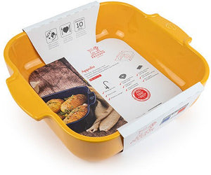 Peugeot - Appolia Ceramic 11.02" Square Saffron Baking Dish (28 cm) - 61463