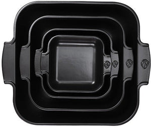 Peugeot - Appolia Ceramic 11.02" Square Satin Black Baking Dish (28 cm) - 61548