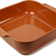 Peugeot - Appolia Ceramic 11.02" Square Terracotta Baking Dish (28 cm) - 61111