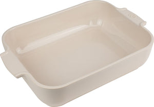 Peugeot - Appolia Ceramic 12.5" Rectangular Ecru Baking Dish (32cm) - 60046