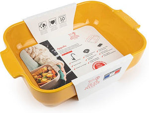 Peugeot - Appolia Ceramic 12.59" Rectangular Saffron Baking Dish (32cm) - 61432