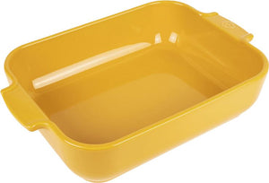 Peugeot - Appolia Ceramic 12.59" Rectangular Saffron Baking Dish (32cm) - 61432