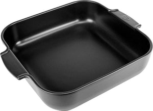 Peugeot - Appolia Ceramic 14.17" Squar Satin Black Baking Dish (36 cm) - 61531