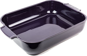 Peugeot - Appolia Ceramic 15.74" Rectangular Eggplant Baking Dish (40 cm) - 61012