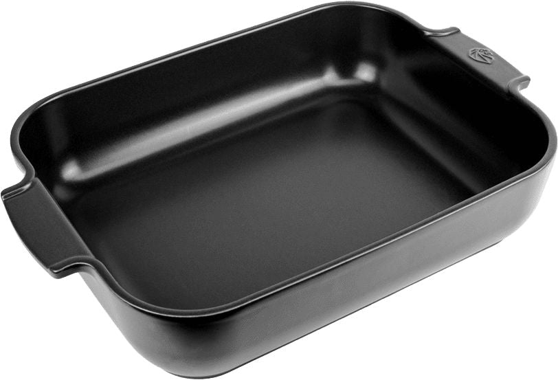 Peugeot - Appolia Ceramic 15.74" Rectangular Satin Black Baking Dish (40 cm) - 61487