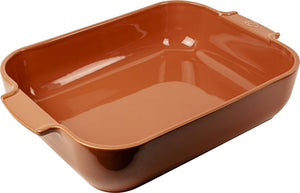 Peugeot - Appolia Ceramic 15.74" Rectangular Terracott Baking Dish (40 cm) - 61074