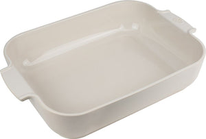 Peugeot - Appolia Ceramic 16" Rectangular Ecru Baking Dish (40 cm) - 60008