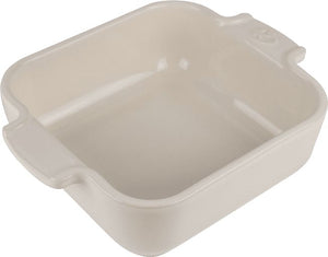 Peugeot - Appolia Ceramic 7.08" Square Ecru Petite Baking Dish (18 cm) - 61166