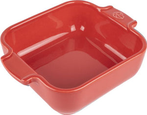 Peugeot - Appolia Ceramic 7.08" Square Red Petite Baking Dish (18 cm) - 61173