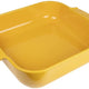 Peugeot - Appolia Ceramic 7.08" Square Saffron Yellow Baking Dish (18 cm) - 62002