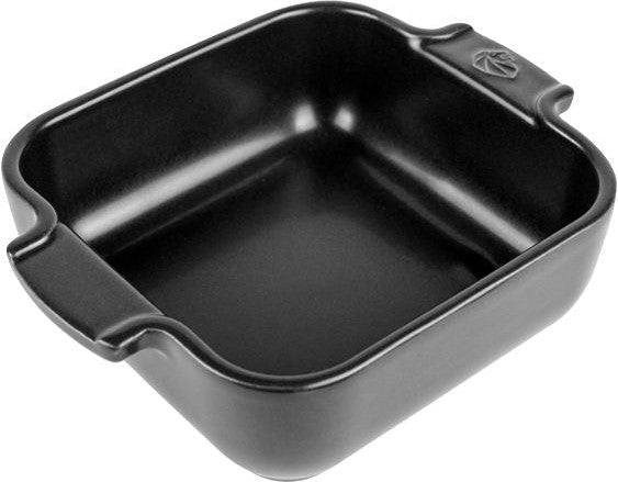 Peugeot - Appolia Ceramic 7.08" Square Satin Black Petite Baking Dish (18 cm) - 61562