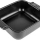 Peugeot - Appolia Ceramic 7.08" Square Satin Black Petite Baking Dish (18 cm) - 61562