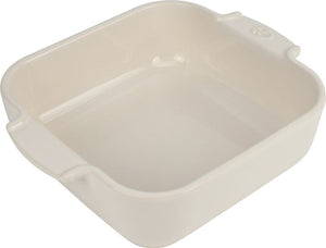 Peugeot - Appolia Ceramic 8.26" Square Ecru Baking Dish (21 cm) - 60206