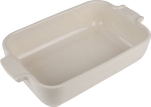 Peugeot - Appolia Ceramic 9.84" Rectangular Ecru Petite Baking Dish (25 cm) - 61135