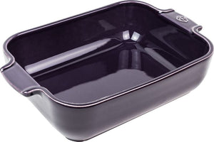 Peugeot - Appolia Ceramic 9.84" Rectangular Eggplant Baking Dish (25 cm) - 61036