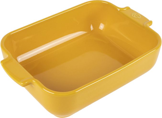 Peugeot - Appolia Ceramic 9.84" Rectangular Saffron Baking Dish (25 cm) - 61449