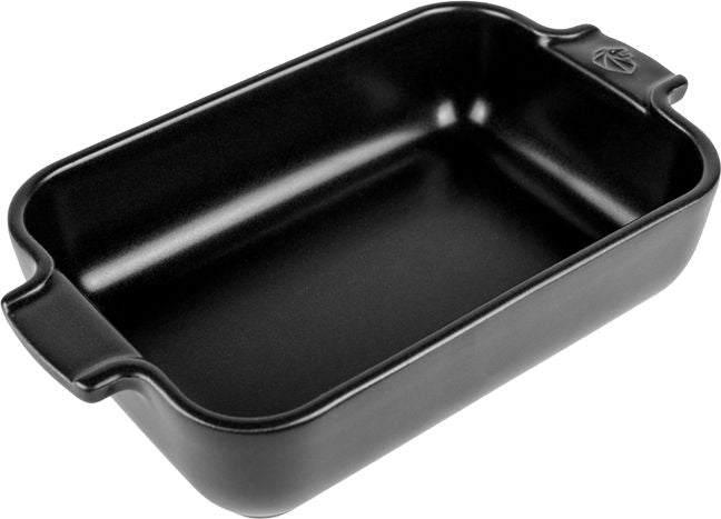 Peugeot - Appolia Ceramic 9.84" Rectangular Satin Black Petite Baking Dish (25 cm) - 61524