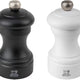 Peugeot - Bistro 4" Wood White/Black Salt & Pepper Mills, Set of 2 (10cm) - 2/24291