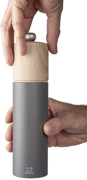 Peugeot - Boreal 8" Wood Rock Grey Pepper Mill (21 cm) - 44305