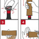 Peugeot - Elis Reverse 8.2" Rechargeable Natural Corkscrew (21 cm ) - 200794