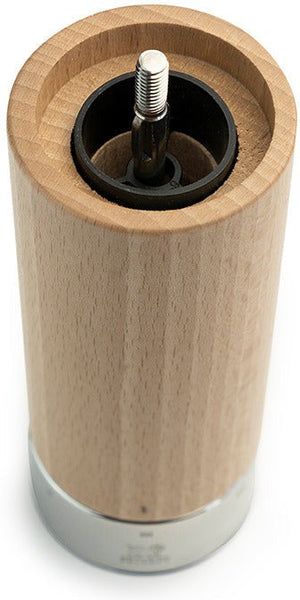 Peugeot - Isen Natural Wood 7" Pepper Mill With Crank Handle (18 cm) - 37307