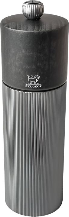 Peugeot - Line 7" Wood Carbon Pepper Mill (18 cm) - 39943