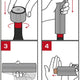 Peugeot - Line Reverse 10.5" Carbone Automatic Corkscrew (27 cm) - 200985