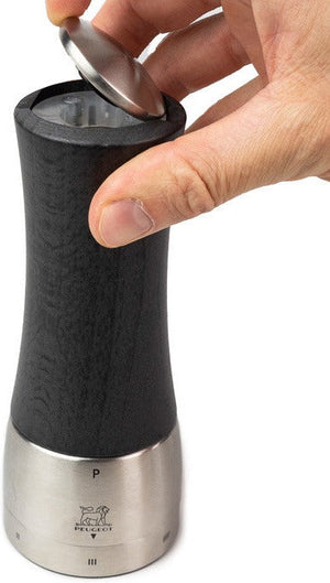 Peugeot - Madras 6" Wood/Stainless Steel Graphite Pepper Mill (16 cm) - 39479