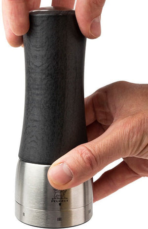 Peugeot - Madras 6" Wood/Stainless Steel Graphite Pepper Mill (16 cm) - 39479