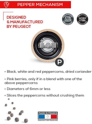 Peugeot - Paris Icone U'Select 12" Wood Lacquer Black Pepper Mill (30 cm) - 37505