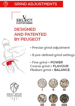 Peugeot - Paris U'Select 11" Wood Graphite Peppr Mill (27 cm) - 42219