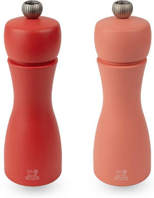 Peugeot - Tahiti 6" Wood Fire, Red Tones Salt and Pepper Mills, Set of 2 (15 cm) - 2/42974