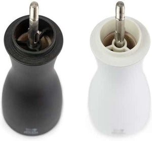 Peugeot - Tahiti 6" Wood Matte Black, White Tones Salt and Pepper Mills, Set of 2 (15 cm) - 2/24260