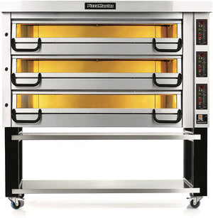 PizzaMaster - 700 Series 4 Stone Hearth, 3 Deck, Modular Electric Pizza Oven - PM 743ED