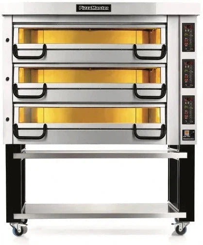 PizzaMaster - 800 Series 2 Stone Hearth, 3 Deck, Modular Electric Pizza Oven - PM 823ED