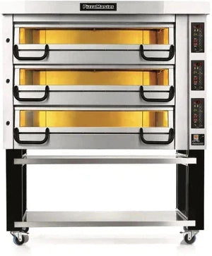 PizzaMaster - 900 Series 2 Stone Hearth, 3 Deck, Modular Electric Pizza Oven - PM 923ED