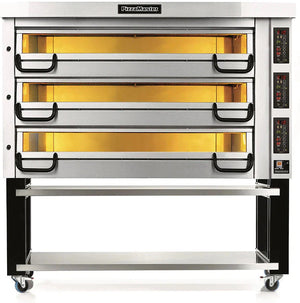 PizzaMaster - 900 Series 4 Stone Hearth, 3 Deck, Modular Electric Pizza Oven - PM 943ED