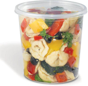 Placon - 24 Oz Clear Deli Container, 500/Cs - 235140