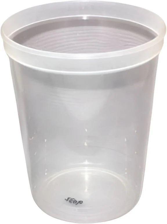 Plastipak - 32 Oz Plain Clear Pineapple Container Fits LR-115 Lid, 500/Cs - 2704001