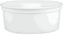 Plastipak - 8 Oz White Polypropylene Food Containers, 500/Cs - 136A