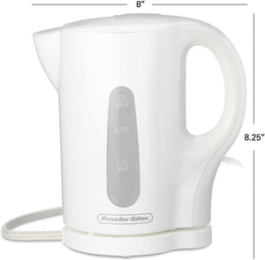 Proctor Silex Commercial - 1 L Electric Tea Kettle White - 41005PS