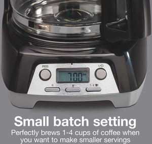 Proctor Silex Commercial - 12 Cup Programmable Black Coffee Maker - 43672PS