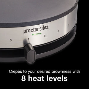 Proctor Silex Commercial - 13" Nonstick Crepe Maker Black - 38400PS