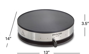 Proctor Silex Commercial - 13" Nonstick Crepe Maker Black - 38400PS